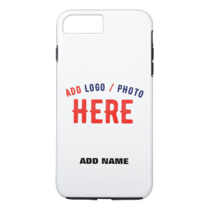 FUNDA PARA iPhone 8 PLUS/7 PLUS PERSONALIZABLE MODERNO ESTILO BLANCO VERIFICADO MA