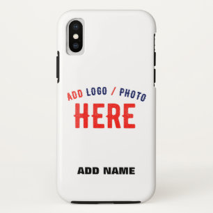 FUNDA PARA iPhone XS PERSONALIZABLE MODERNO ESTILO BLANCO VERIFICADO MA
