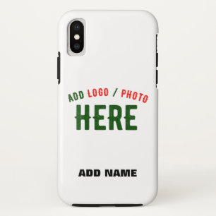 FUNDA PARA iPhone X PERSONALIZABLE MODERNO ESTILO BLANCO VERIFICADO MA