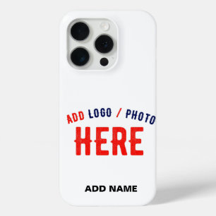 FUNDA PARA iPhone 15 PRO PERSONALIZABLE MODERNO ESTILO BLANCO VERIFICADO MA