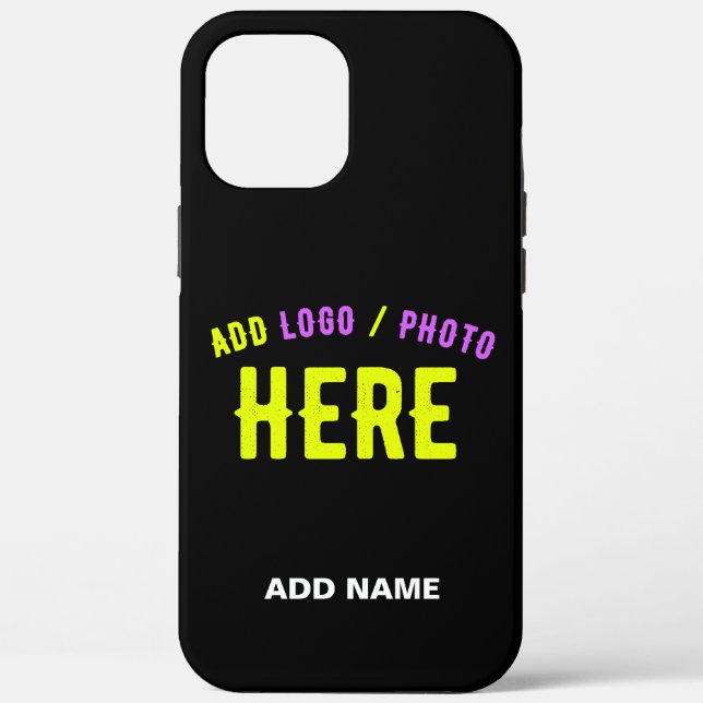 FUNDA DE Case-Mate PARA iPhone PERSONALIZABLE MODERNO ESTILO NEGRO VERIFICADO MAR (Reverso )
