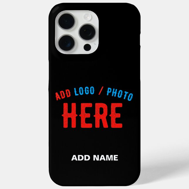 FUNDA DE Case-Mate PARA iPhone PERSONALIZABLE MODERNO ESTILO NEGRO VERIFICADO MAR (Reverso )