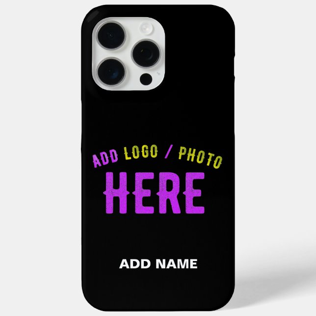 FUNDA DE Case-Mate PARA iPhone PERSONALIZABLE MODERNO ESTILO NEGRO VERIFICADO MAR (Reverso )
