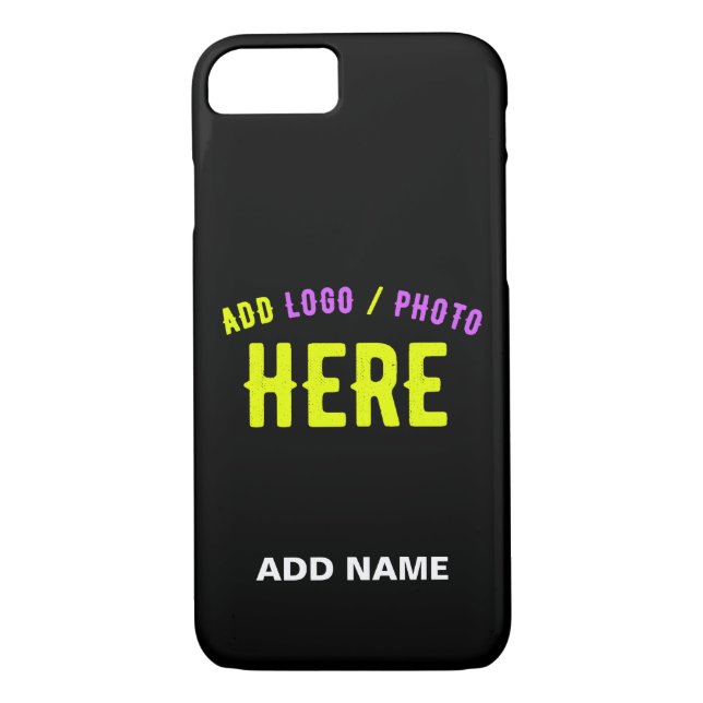 FUNDA DE Case-Mate PARA iPhone PERSONALIZABLE MODERNO ESTILO NEGRO VERIFICADO MAR (Reverso)