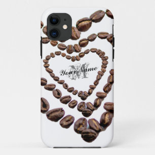 Funda Para iPhone 11 Personalizable Monograma Caja de teléfono Coffeeho