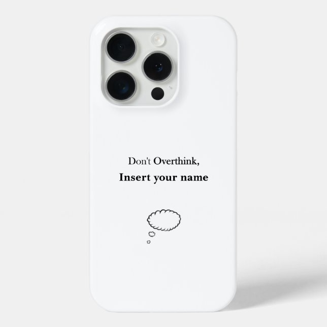 Funda De Case-Mate Para iPhone Personalizable No exagerar el diseño (Reverso )