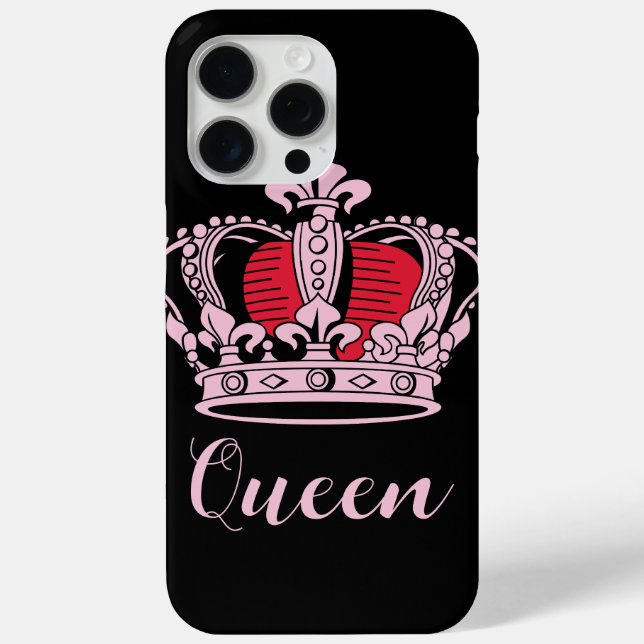 Funda De Case-Mate Para iPhone Personalizable Reina Corona (Reverso )