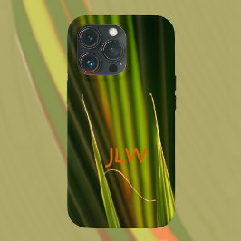 Funda Para iPhone 13 Pro Personalizable Tropical Green Palm Fronds