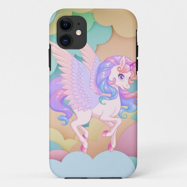 Funda De Case-Mate Para iPhone personalizable unicornio para estuche iPhone (Reverso)