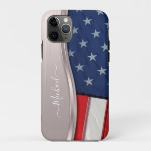 Funda Para iPhone 11 Pro Personalización de la Bandera de Estados Unidos Fa