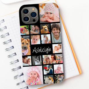 Funda Para iPhone 14 De Case-Mate Personalizado 17 Collage de fotos tu color