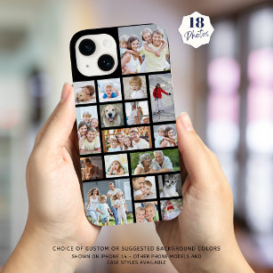 Funda Para iPhone 14 De Case-Mate Personalizado 18 Collage de fotos su color