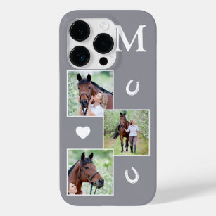 Funda Para iPhone 14 Pro De Case-Mate Personalizado 3 Caballo gris fotográfico