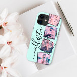 title_seo2 Personalizado 4 Foto Escrita A Mano Monograma Pare<br><div class="desc">Este funda romántico, fresco y moderno es perfecto para cualquiera que desee llevar a su ser querido con ellos. Cuenta con cuatro fotos de personalizables. Encima de las fotos están los marcos de color negro, delineados con torsión para un toque único y contemporáneo. También muestra un lugar para un nombre...</div>