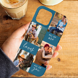 Funda Para iPhone 13 Pro Max Personalizado 4 Foto Todo me ama a todos ustedes a