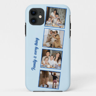 Funda Para iPhone 11 Personalizado 4 Fotos Estuche monograma para iPhon