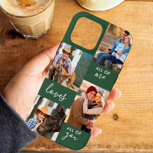 Funda Para iPhone 13 Pro Max Personalizado 4 Fotos Todo de Mí Ama Todo de Ti Ve