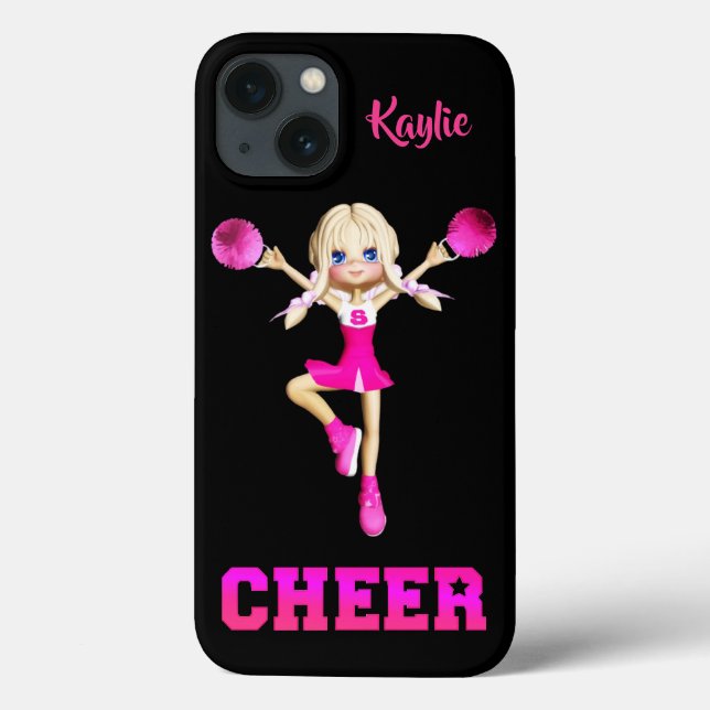 Funda De Case-Mate Para iPhone Personalizado animador rubio (Reverso)
