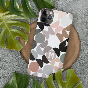 Funda Para iPhone 15 Mini Personalizado beige gris verde negro retro
