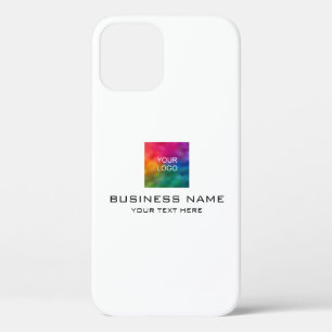Funda Para iPhone 12 Personalizado Cargue aquí el logotipo comercial de