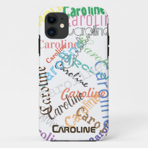 Funda Para iPhone 11 Personalizado Caroline Nombre regalo de estuche de