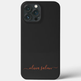 Funda Para iPhone 13 Pro Max Personalizado Carrot y Nero