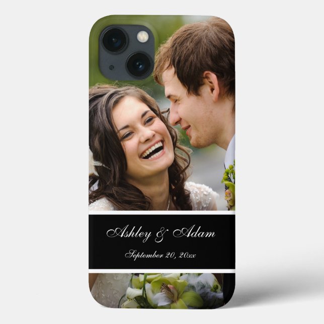 Funda De Case-Mate Para iPhone Personalizado casando el recuerdo de la foto (Reverso)