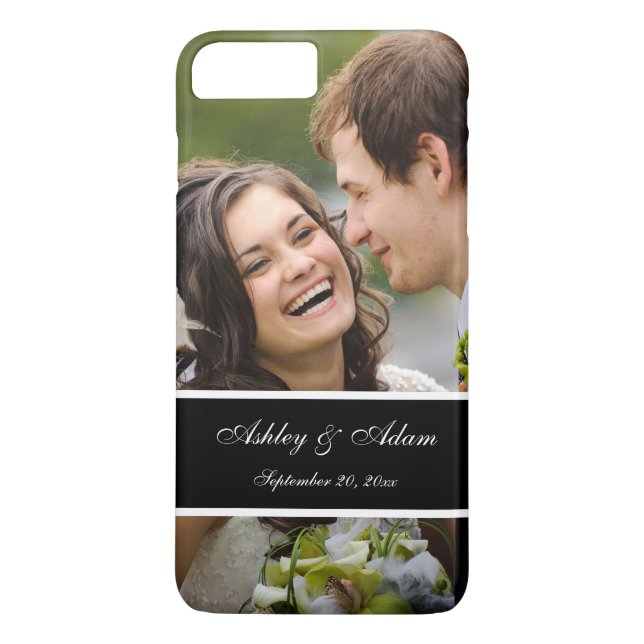 Funda De Case-Mate Para iPhone Personalizado casando el recuerdo de la foto (Reverso)