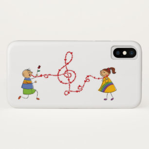 Funda Para iPhone X Personalizado Chica Cuse canción de amor Serenade 