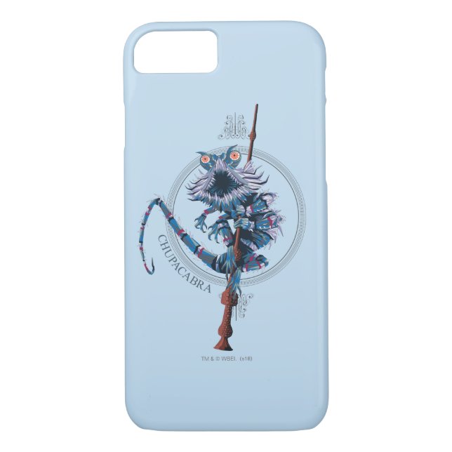 Funda De Case-Mate Para iPhone Personalizado Chupacabra y anciana Wand (Reverso)