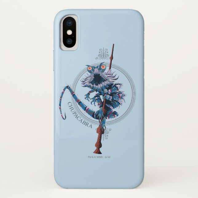 Funda De Case-Mate Para iPhone Personalizado Chupacabra y anciana Wand (Reverso)