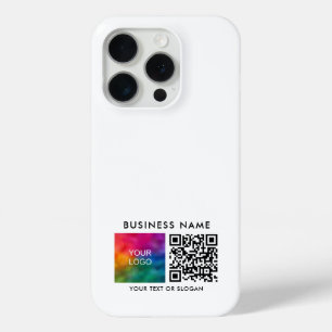 Funda Para iPhone 15 Pro Personalizado Código QR Cargar el logotipo de su e