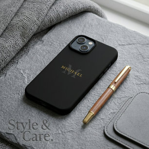Funda Para iPhone 13 Mini Personalizado con nombre e inicial