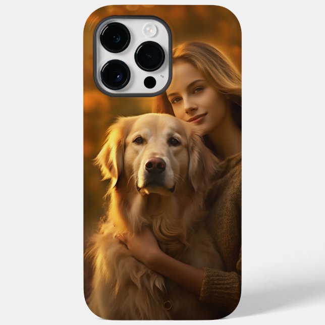Funda De Case-Mate Para iPhone Personalizado Cute personalizado perro en estuche  (Reverso )