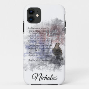Funda Para iPhone 11 Personalizado Dated Edgar Allan Poe The Raven Pers