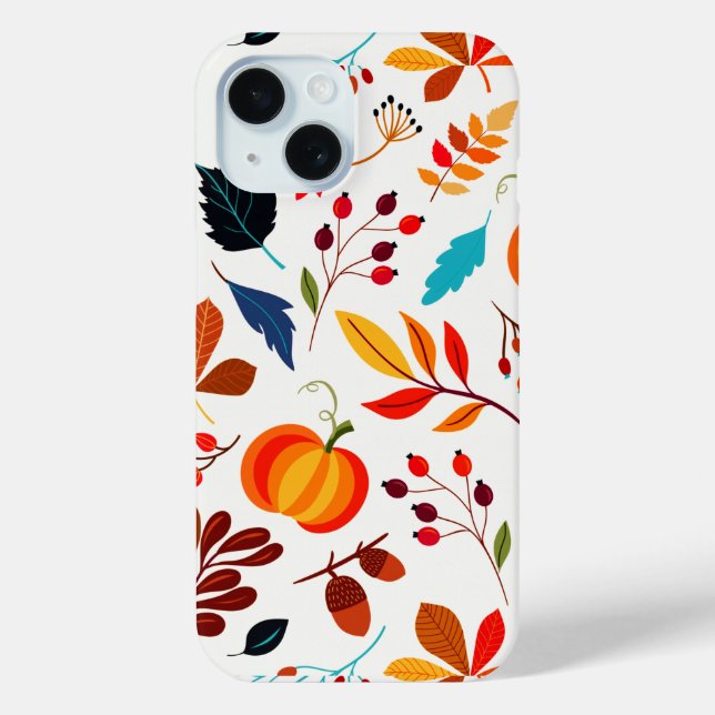 Funda De Case-Mate Para iPhone Personalizado de Abundance de otoño (Reverso )