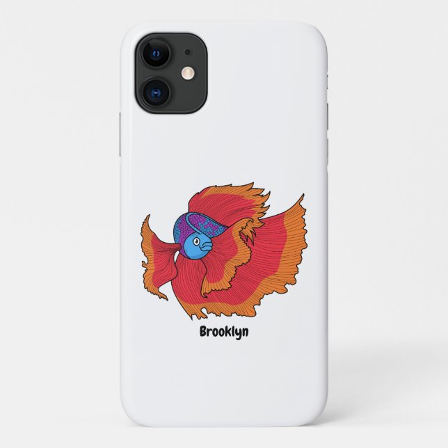 Funda De Case-Mate Para iPhone Personalizado de betas de pescado de los cimbros (Reverso)