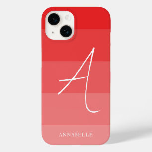 Funda Para iPhone 14 De Case-Mate Personalizado de bloques de color rosa coral