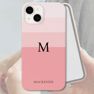 Funda Para iPhone 14 De Case-Mate Personalizado de bloques de color rosa Rubor