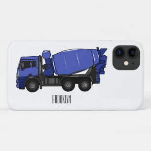Funda Para iPhone 11 Personalizado de camión de transporte de mezcla de