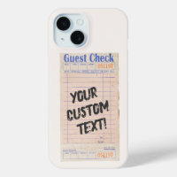 Personalizado de cheques de invitado personalizado
