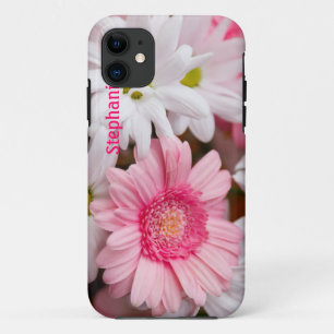 Funda Para iPhone 11 Personalizado de color rosa y blanco iPhone 5 Fund