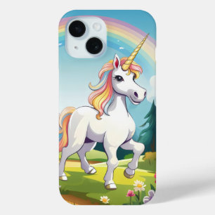 Funda Para iPhone 15 Personalizado de Cute Unicorn