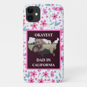 Funda Para iPhone 11 Personalizado de EE.UU. foto Okayest papá Fathers 