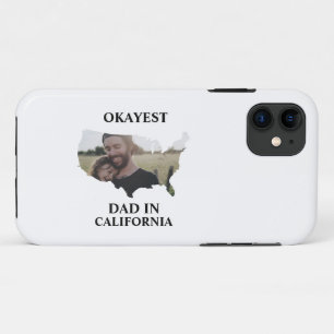 Funda Para iPhone 11 Personalizado de EE.UU. foto Okayest papá Fathers 