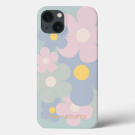 Funda Para iPhone 13 Personalizado de flor de pasto de la naturaleza el