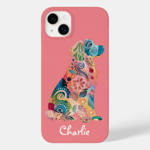 Funda Para iPhone 14 Plus De Case-Mate Personalizado de Flores Abstractas Mascotas de Gol