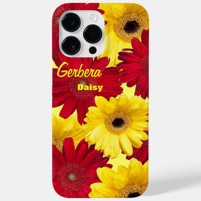 Funda De Case-Mate Para iPhone Personalizado de fotografía de Gerber Daisy Flower (Reverso)