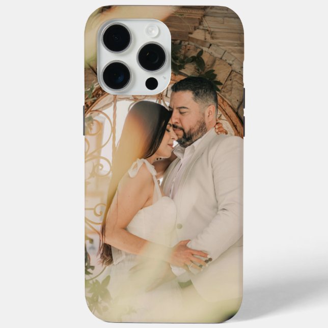 Funda De Case-Mate Para iPhone Personalizado de fotografía de pareja personalizad (Reverso )