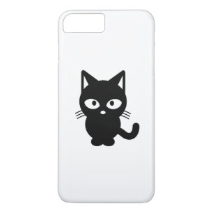 Funda Para iPhone 8 Plus/7 Plus Personalizado de gato negro